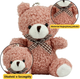 Брелок LEAN Toys Ведмедик 8 см Рожевий (5905991048510) - зображення 3
