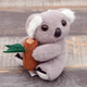 Brelok LEAN Toys Koala z gałęzią 12 cm Szara (5905991049203) - obraz 3