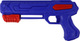 Maszynka do baniek mydlanych LEAN Toys Samolot-pistolet Niebieski 15985 (5905679075319) - obraz 3