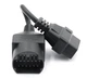 Переходник для сканера на MAZDA 17 pin на 16 pin OBD2 Автомобилем, Делфи, TCS, Multidiag, K-Line - изображение 1