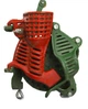 Ручная кукурузолущилка MAR-POL M83050 чугунная машина для очистки сушеных початков кукурузы Зелено-красная - изображение 7
