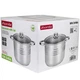 Каструля з кришкою Kamille KM-5406 15.5 л 30 см срібляста - зображення 7