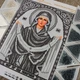 Набір для вишивання бісером Art-Millennium. N-0416 Покрова Пресвятої Богородиці (срібло) 20х26 см - зображення 2