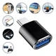 Адаптер переходник OTG Type-C to USB-A Black - изображение 2