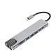 Універсальний USB Hub Type-C 8-в-1 з HDMI 4K, PD зарядкою, Ethernet і кардрідером - зображення 2