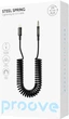 Кабель AUX Proove Steel Spring Lightning to 3.5 мм 1 м Black (624070001) - изображение 2