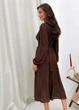 Вязаное платье миди ART KNIT Nataly шоколад, M 039258 - изображение 4