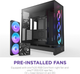 Obudowa NZXT H9 Flow RGB Dual-Chamber Mid-tower Case All Black (CM-H92FB-R1) - obraz 3