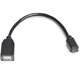 Кабель REAL-EL USB Type-C - USB V 2.0 (M/F), 0.1 м, чорний (EL123500017) - зображення 1