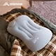 Подушка кемпінгова надувна BISINNA Camping Inflatable Pillow Portable Ultralight Travel Hiking Air Sleeping for Neck and Lumbar Support GREY - зображення 10
