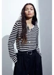 Кофта H&M S Бежевый 0579541_черн.пол_04 - зображення 1