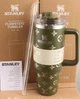 Термокружка Stanley Quencher H2.0 Tumbler 1,18 л Olive Green Monogram KT6007842 - изображение 2
