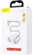 Rozgałęźnik zapalniczki Baseus High Efficiency One to Two Cigarette Lighter Silver (6953156296930) - obraz 4