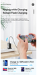 Зарядний пристрій ESSAGER GAN 33W USB-C+USB-A White - зображення 4