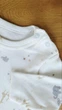 Боди для малышей Murat baby длинный рукав на кнопках принт животные Африки 56-62 белый - изображение 4