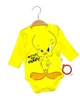 Боди для малыша Murat baby длинный рукав принт Looney Tunes Твити Пай 62-68 желтый - изображение 1