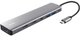 USB-хаб Trust Dalyx 7in1 USB-C - 2xUSB-А 3.2/2xUSB-С/2xHDMI/Display Port 0.16 m Gray (TR25661) - зображення 1