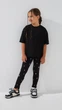 Лосины с узором для девочки Aura Style 876 104 см Черный shop (2000999202704) - изображение 1