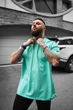 Футболка чоловіча "Loud" 2XL/3XL Мʼятна 1386630543 - зображення 4