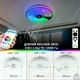 Смарт люстра музыкальная управляемая светодиодная SONG R RGB 60 Вт 380x70 мм Белая ESLLSE - изображение 4