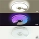 Смарт люстра музыкальная управляемая светодиодная SONG R RGB 60 Вт 380x70 мм Белая ESLLSE - изображение 5