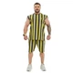 Безрукавка Big Sam 2351 желто-серая, размер 3XL - изображение 3