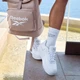 Подростковые кожаные кеды для девочки Reebok Club C Extra 100075205 5905588709787 38 Белые (5905588727248) - изображение 2