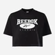 Футболка хлопковая спортивная короткая женская Reebok 4M Running 100036314 M Черная (4066763407254) - изображение 5