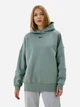 Худи оверсайз женское Reebok 3P Lux Oversized IB4243 L Зеленое (4066746288139) - изображение 1