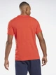 Футболка хлопковая спортивная длинная мужская Reebok GS Reebok Linear Re HB7267 M Коралловая (4065424060272) - изображение 2
