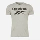 Футболка хлопковая спортивная длинная мужская Reebok 3W Reebok Id Cottong 100071173 XS Серая (4066763457440) - изображение 4