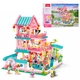 Конструктор SLUBAN M38-B1117 Girls Dream Вилла в китайском стиле, 1342 детали, в коробке - изображение 5