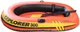 Лодка надувная Intex двухместная Explorer из винила 300 211х117 см с веслами и ручным насосом 2-х камерная Оранжевый (33-9-58332) - изображение 3