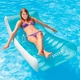 Шезлонг пляжный надувной Intex из винила 191х99 см одноместный до 80 кг Голубой (33-9-56874) - изображение 5