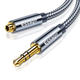 Кабель аудіо Essager 3.5mm Aux mini Jack подовжувач 1м (EYPY35-MYC0G) - зображення 1