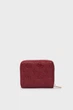 Жіночий бордовий гаманець з візерунком GERTY SLG SMALL ZIP AROUND Guess OS SWPD9529137 - изображение 4