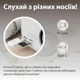 Портативна колонка з мікрофоном для караоке 5 Вт Platinum C-20 BT/TF/USB/FM з вологозахистом Біла - зображення 5