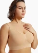 Женский удобный бюстгальтер на широких бретелях Comfort Elastic (1870-56-02) Бежевый 56 No Brand - изображение 8