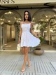 Жіноча літня сукня кльош на бретельках Uaclothes 44-46 Білий (like33780-141861357) - зображення 4