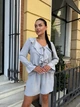 Жіночий яксравий прогулянковий костюм блуза і шорти Uaclothes 46-48 Сірий (like33785-141911350) - изображение 4