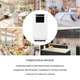 Кондиціонер мобільний KLARSTEIN Max Breeze Smart 15000 БТЕ/год 4,4 кВт 95 м2 Білий (10035741) - зображення 7
