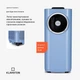 Мобильный кондиционер Kraftwerk Smart 10000 BTU синего цвета 2,9 кВт (10035737) - изображение 4