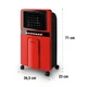 Охладитель воздуха OneConcept Baltic Red (10029737) - изображение 7