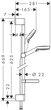 Zestaw prysznicowy HANSGROHE Crometta Vario 26553400 - obraz 2