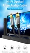 Оптический аудиокабель VENTION,Toslink SPDIF 1м в Нейлоновой Оплетке Серый - изображение 5