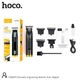 Портативная Машинка для стрижки волос с 3 насадками HOCO DAR45 Dynasty engraving Electric Hair clipper Black 1600mAh, 90min, LED Display, SS Blade, Type-C| Черный - изображение 3