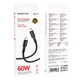 Кабель зарядки BOROFONE BX116 Type-C to Type-C (60W) fast charge (1M) швидка зарядка для пристроїв Чорний - изображение 2