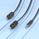 Аудіокабель HOCO UPA28 AUX 3.5 mm to 2xRCA double lotus audio cable 1.5m Black (6942007607759) - зображення 7