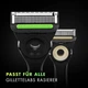Сменные картриджи для бритья (лезвия кассеты) мужские Gillette Labs кассеты 5 шт - изображение 5