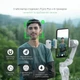 Стабілізатор - стедикам L7Cpro Plus (3 Axis Foldable Gimbal) для телефону, iPhone, фото, відео 360° + AI трекер (автоматичне відстеження) з LED лампою + Кейс в комплекті / Триосьовий трипод - зображення 4